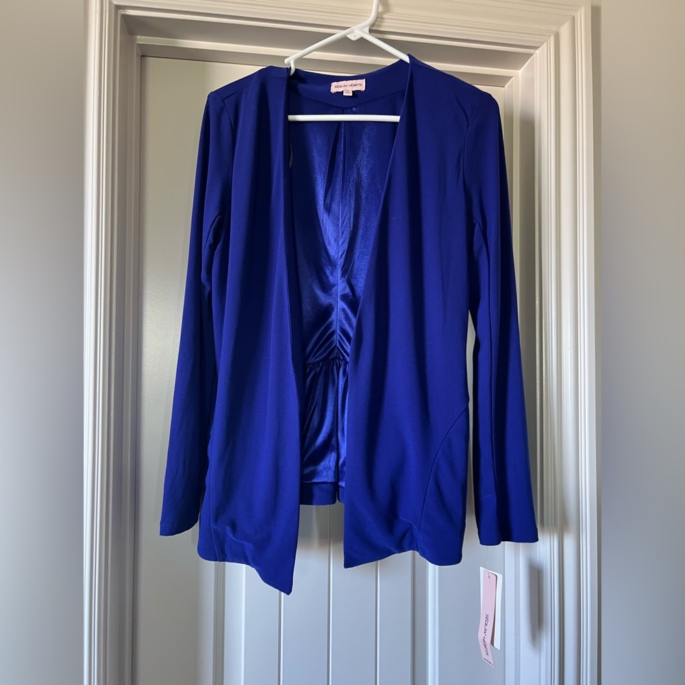 Royal blue light blazer